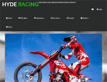 Tablet Screenshot of hyderacing.com